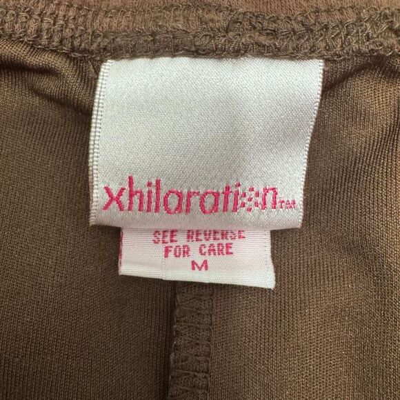 Y2K Fairycore Brown Boho Peasant Skirt Tiered Ruffle Hem Crochet Trim - Picture 6 of 7